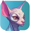 🐈‍⬛ Эмодзи «Кошатник (ω)» для Telegram