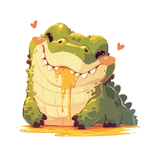 🐊 Эмодзи «Нейрокрокодилы» для Telegram