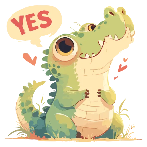 🐊 Эмодзи «Нейрокрокодилы» для Telegram