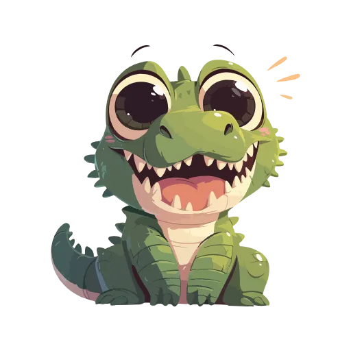 🐊 Эмодзи «Нейрокрокодилы» для Telegram
