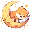 🌙 Эмодзи «пёсики» для Telegram