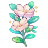 Стикер 41 💐 Набор эмоджи с цветами