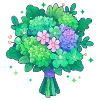 Стикер 39 💐 Набор эмоджи с цветами