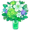 Стикер 40 💐 Набор эмоджи с цветами