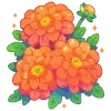 Стикер 28 💐 Набор эмоджи с цветами