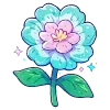 Стикер 5 💐 Набор эмоджи с цветами