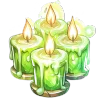 🕯 Эмодзи «НейроЗелёный» для Telegram