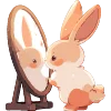 🪞 Эмодзи «нейроЗайки» для Telegram