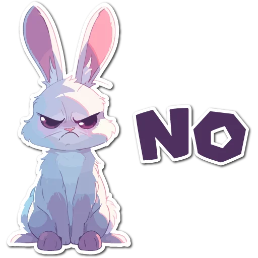 🙅‍♂️ Стикер «Нейро Зайки» для Telegram