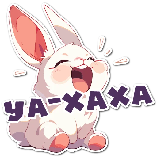 😆 Стикер «Нейро Зайки» для Telegram