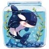 🌊 Эмодзи «Нейро косатки» для Telegram