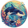 🌊 Эмодзи «Нейро косатки» для Telegram