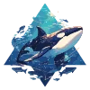 🌊 Эмодзи «Нейро косатки» для Telegram