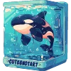 🌊 Эмодзи «Нейро косатки» для Telegram
