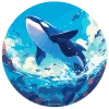 🌊 Эмодзи «Нейро косатки» для Telegram