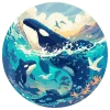 🌊 Эмодзи «Нейро косатки» для Telegram