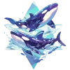 🌊 Эмодзи «Нейро косатки» для Telegram