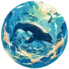 🌊 Эмодзи «Нейро косатки» для Telegram