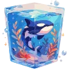 🌊 Эмодзи «Нейро косатки» для Telegram
