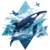 🌊 Эмодзи «Нейро косатки» для Telegram