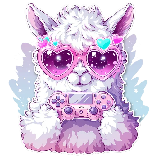 🎮 Стикер «Ламы» для Telegram