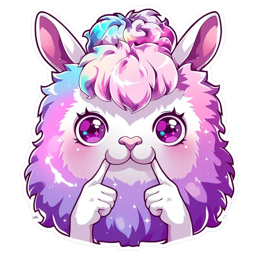 🤗 Стикер «Ламы» для Telegram