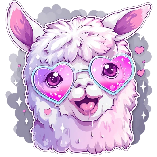 💋 Стикер «Ламы» для Telegram