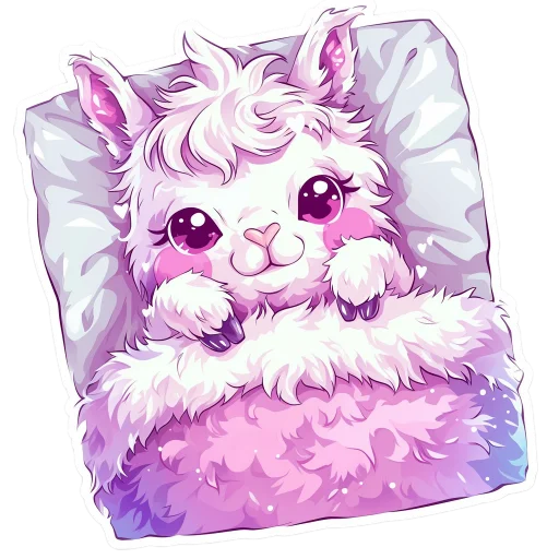 😴 Стикер «Ламы» для Telegram