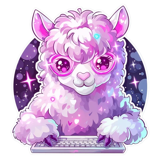 💻 Стикер «Ламы» для Telegram