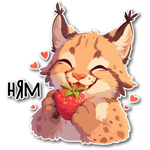 😋 Стикер «Рыськи» для Telegram