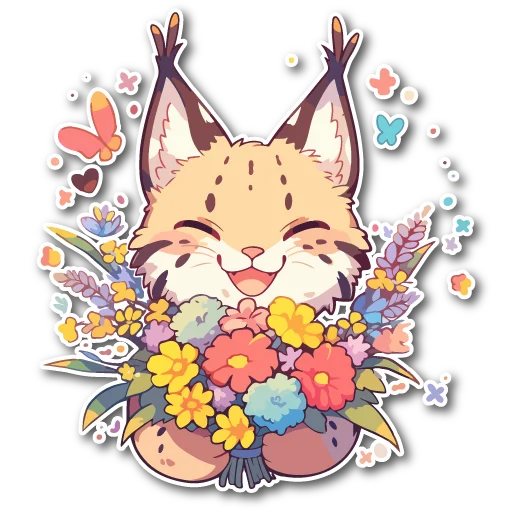 🌸 Стикер «Рыськи» для Telegram