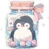 🐧 Эмодзи «Пингвинуха» для Telegram