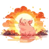 🐽 Эмодзи «Порося» для Telegram