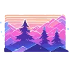 🌄 Эмодзи «neuroretrowave 2» для Telegram