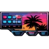 📠 Эмодзи «neuroretrowave 2» для Telegram
