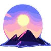 🎇 Эмодзи «neuroretrowave 2» для Telegram