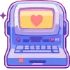 📺 Эмодзи «neuroretrowave 2» для Telegram