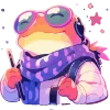 🐸 Эмодзи «neuroretrowave 2» для Telegram