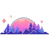 🌄 Эмодзи «neuroretrowave 2» для Telegram