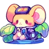 🐭 Эмодзи «neuroretrowave 2» для Telegram