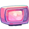📺 Эмодзи «neuroretrowave 2» для Telegram