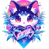 🐈‍⬛ Эмодзи «neuroretrowave 2» для Telegram