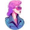 Стикер 27 Neuroretrowave