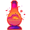 Стикер 19 Neuroretrowave