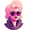 Стикер 30 Neuroretrowave