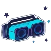 Стикер 45 Neuroretrowave