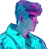 Стикер 36 Neuroretrowave