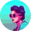 Стикер 21 Neuroretrowave