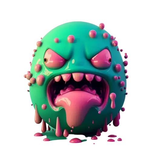 😡 Стикер «ACID NEUROSTICKERS» для Telegram
