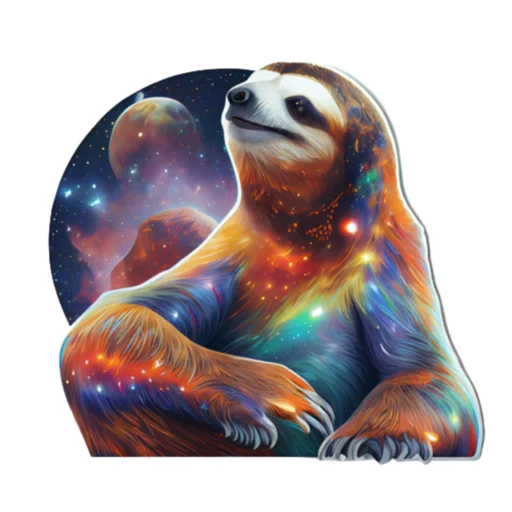 🦥 Стикер «КосмоСтикеры» для Telegram